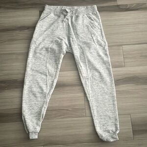 Solid Knit gray jogger sweatpants